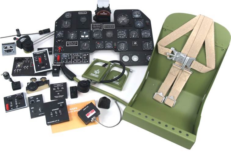 Modell-Zubehörsatz Lasercutsatz für P47 Thunderbolt 1:24 JSC